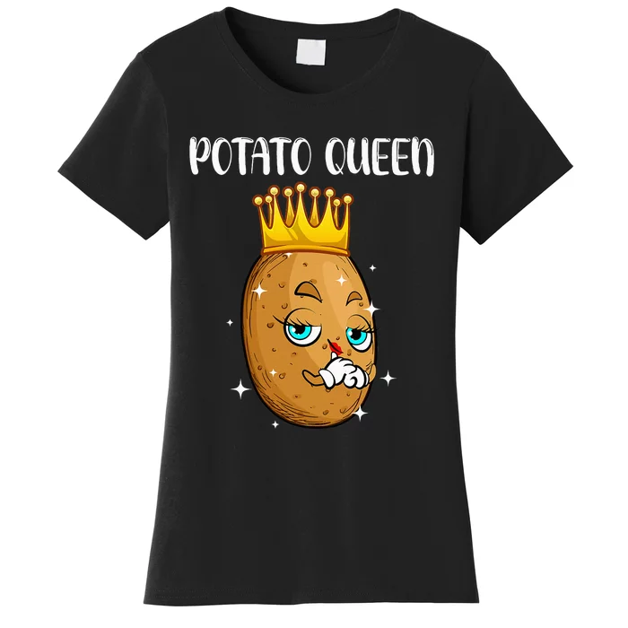 Cute Potato Design Vegetable Potato Lovers Women's T-Shirt