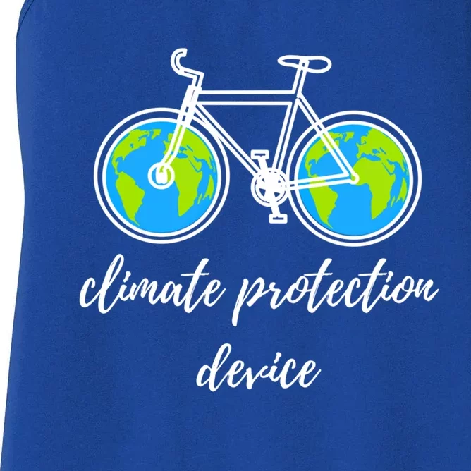 Climate Protection Device Save Our Environt Great Gift Women's Racerback Tank