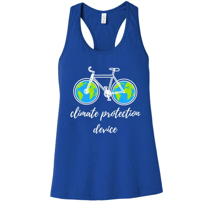 Climate Protection Device Save Our Environt Great Gift Women's Racerback Tank