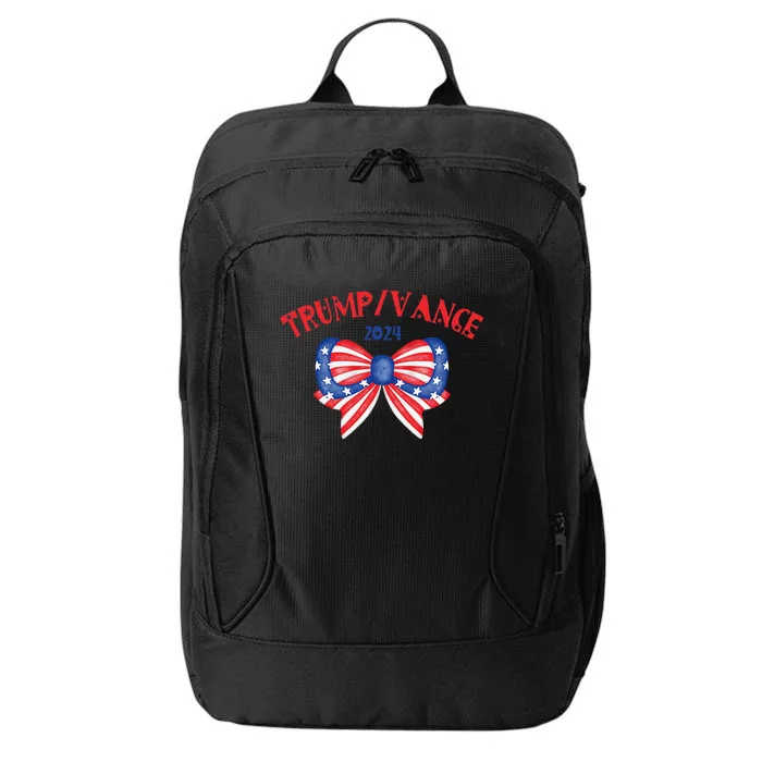 Coquette President Donald Trump & Jd Vance 2024 Usa City Backpack