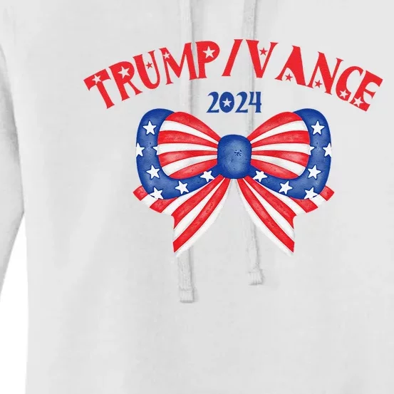 Coquette President Donald Trump & Jd Vance 2024 Usa Women's Pullover Hoodie