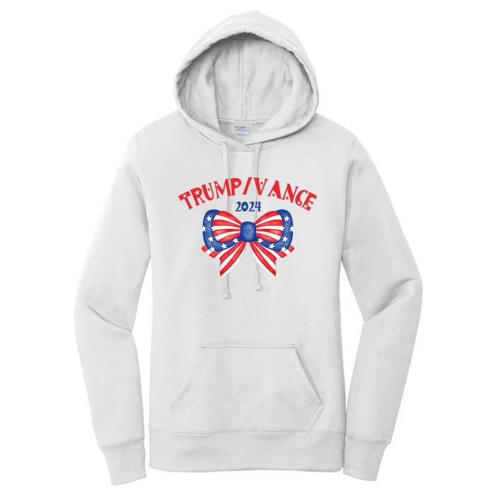 Coquette President Donald Trump & Jd Vance 2024 Usa Women's Pullover Hoodie