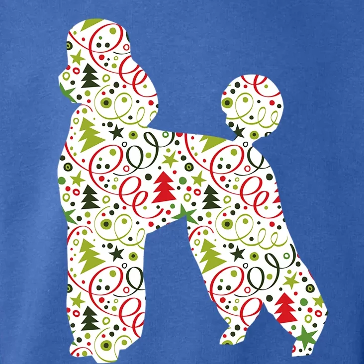 Christmas Poodle Dog Wrapping Paper Gift Toddler Hoodie