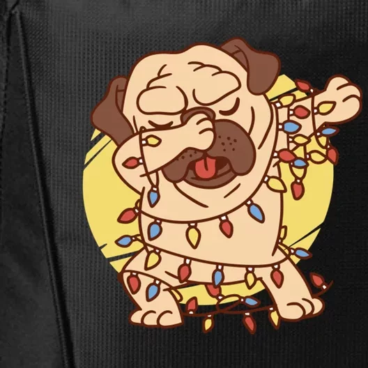 Christmas Pug Dab City Backpack