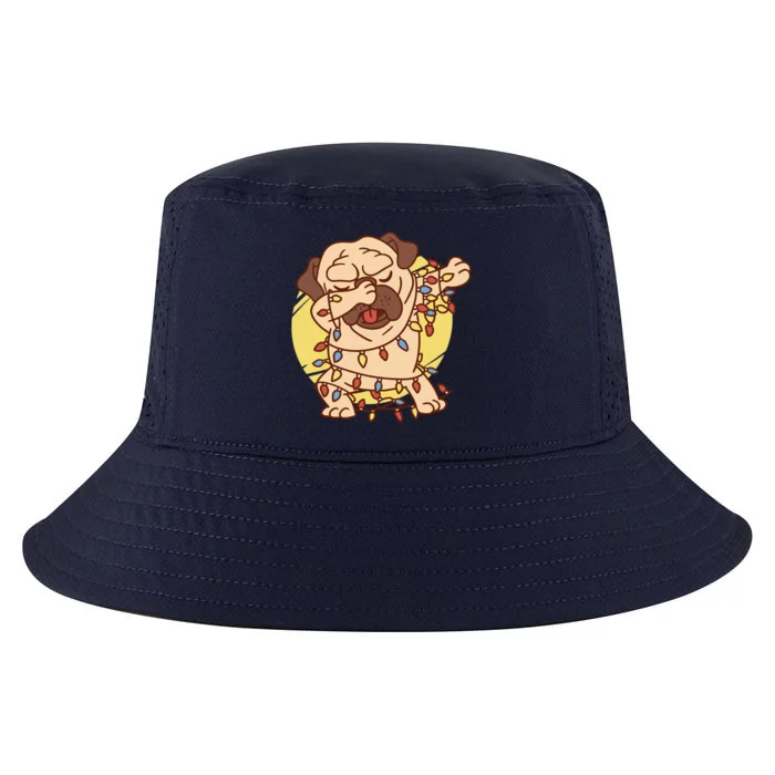 Christmas Pug Dab Cool Comfort Performance Bucket Hat