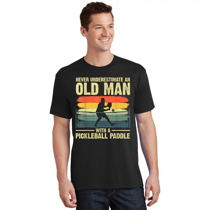 Cool Pickleball Design For Men Grandpa Pickleball Player T-Shirt