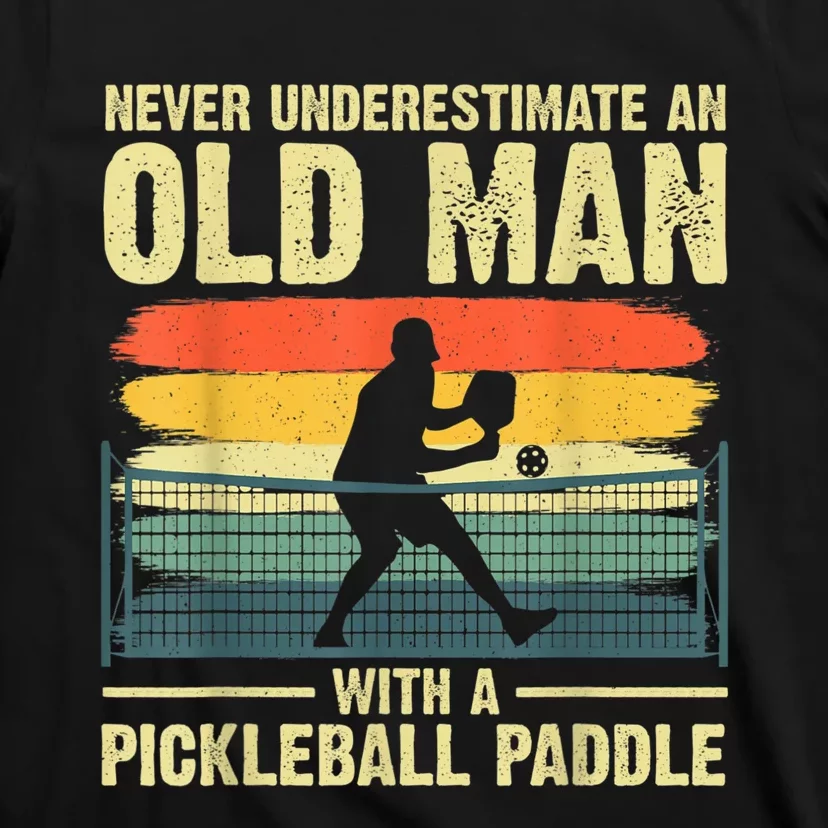 Cool Pickleball Design For Men Grandpa Pickleball Player T-Shirt