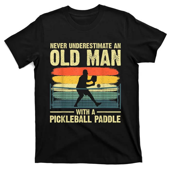 Cool Pickleball Design For Men Grandpa Pickleball Player T-Shirt