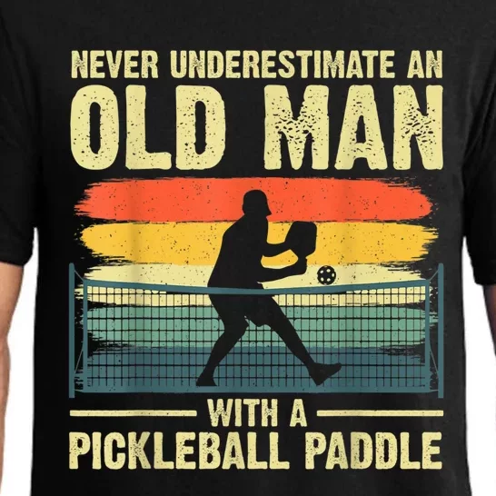 Cool Pickleball Design For Men Grandpa Pickleball Player Pajama Set