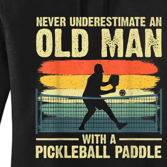 Cool Pickleball Design For Men Grandpa Pickleball Player Women's Pullover Hoodie