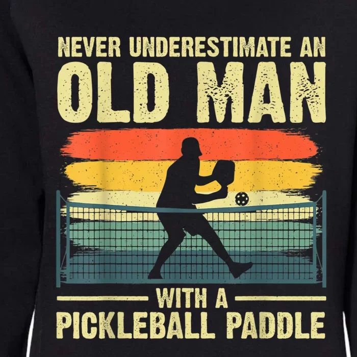 Cool Pickleball Design For Men Grandpa Pickleball Player Womens California Wash Sweatshirt