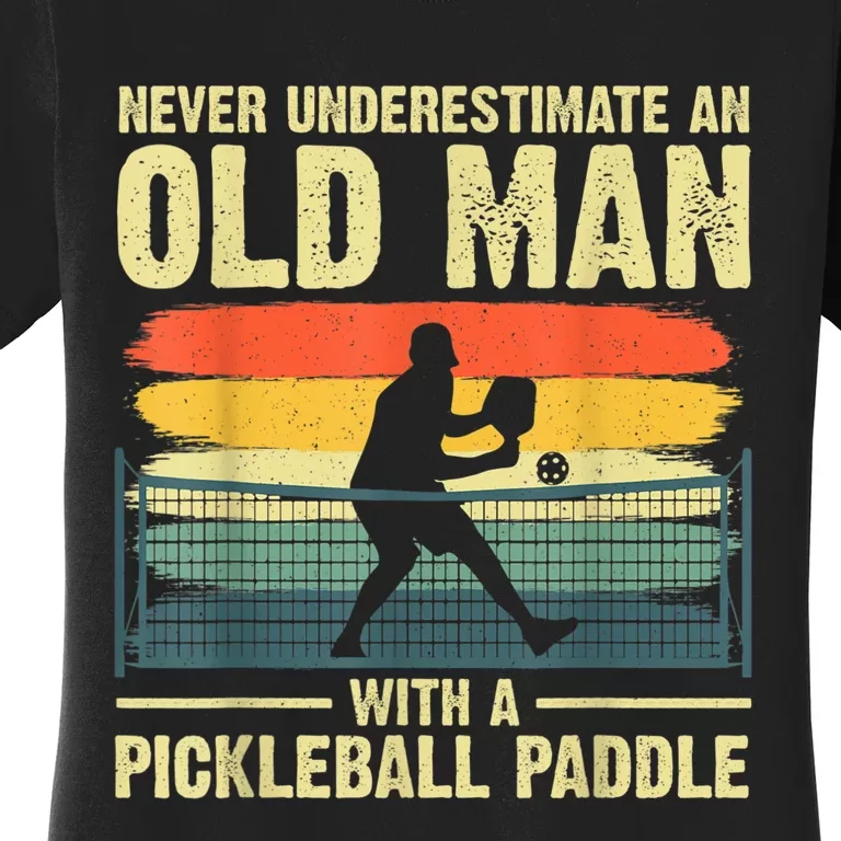 Cool Pickleball Design For Men Grandpa Pickleball Player Women's T-Shirt