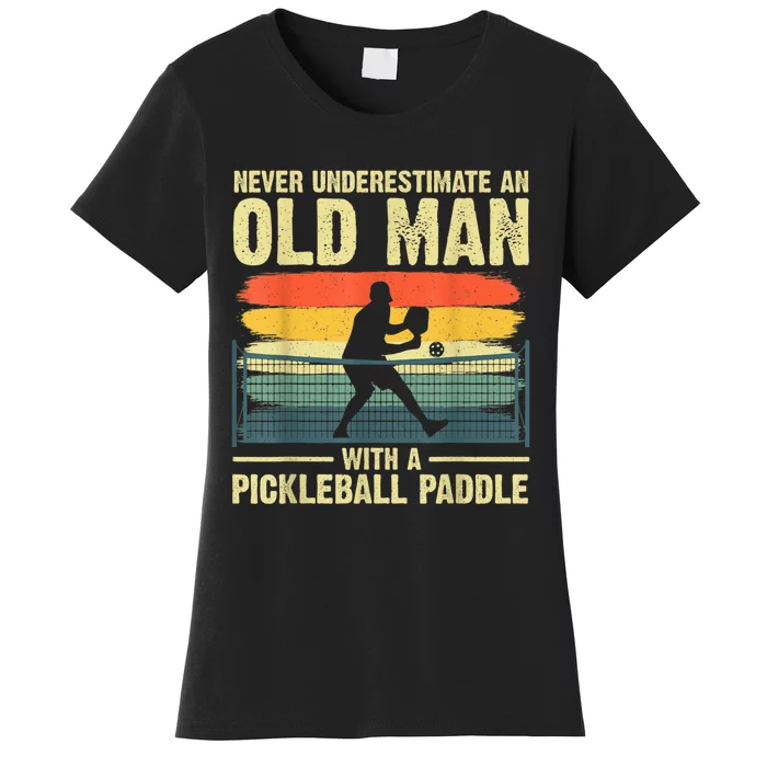 Cool Pickleball Design For Men Grandpa Pickleball Player Women's T-Shirt