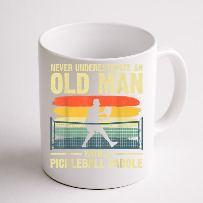 Cool Pickleball Design For Men Grandpa Pickleball Player Front & Back Coffee Mug