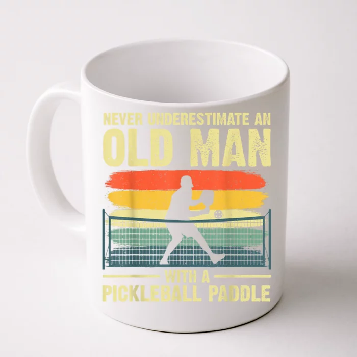 Cool Pickleball Design For Men Grandpa Pickleball Player Front & Back Coffee Mug