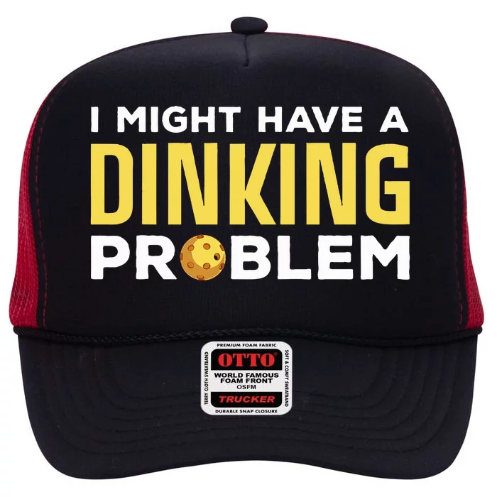 Cool Pickleball Design For Dink Pickleball Player High Crown Mesh Trucker Hat