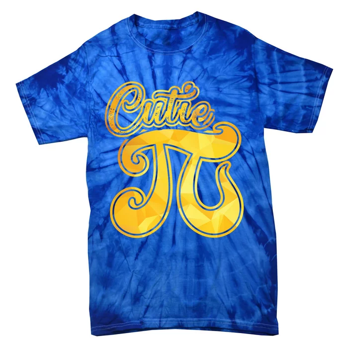 Cutie Pi Day Gift Tie-Dye T-Shirt