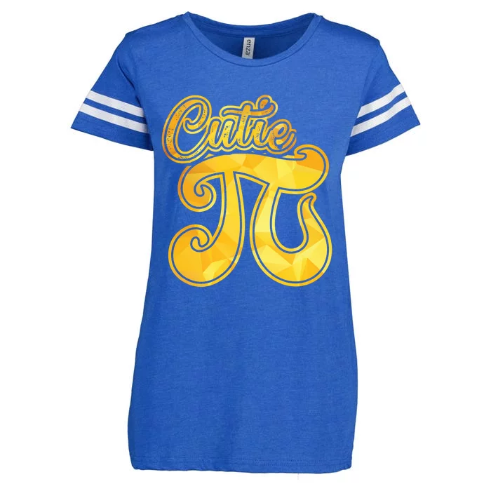 Cutie Pi Day Gift Enza Ladies Jersey Football T-Shirt