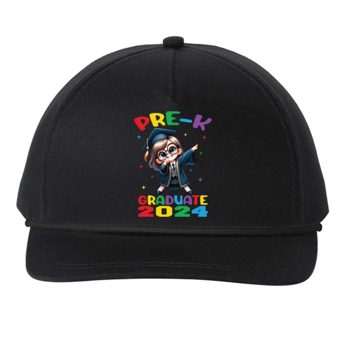 Cute Prek Dabbing Graduate Last Time Of School Funny Gift Snapback Five-Panel Rope Hat