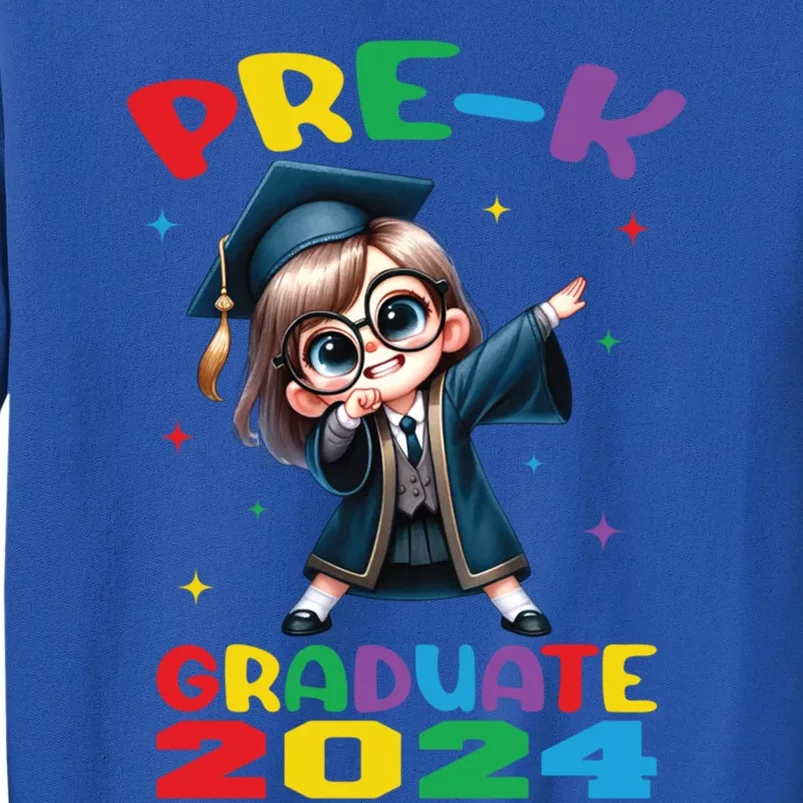 Cute Prek Dabbing Graduate Last Time Of School Funny Gift Tall Sweatshirt