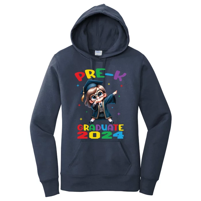 Cute Prek Dabbing Graduate Last Time Of School Funny Gift Women's Pullover Hoodie