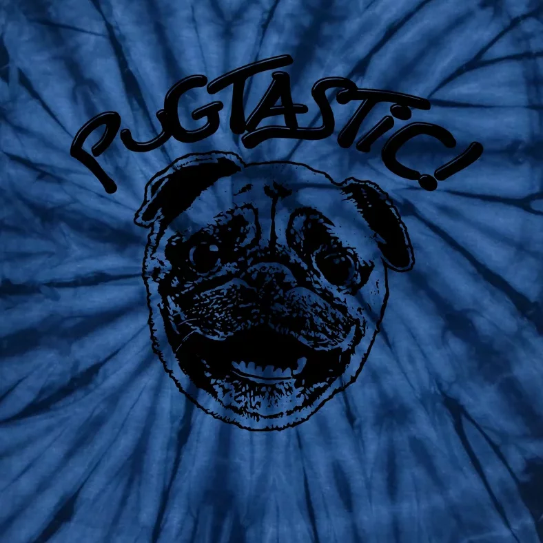 Cute Pug Drawing Pugtastic Tie-Dye T-Shirt