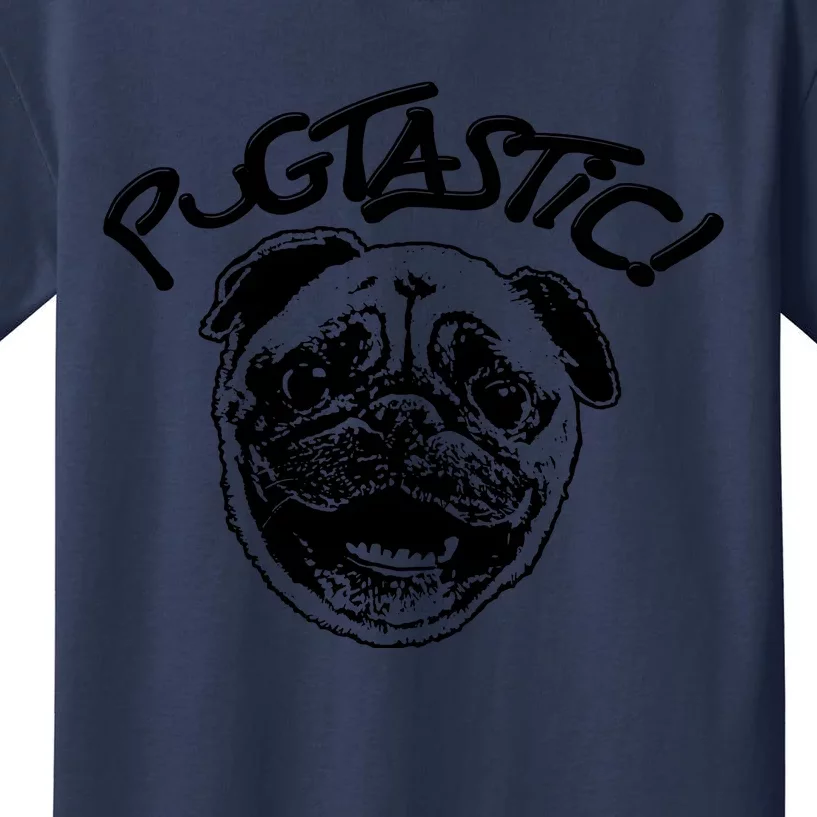 Cute Pug Drawing Pugtastic Kids T-Shirt