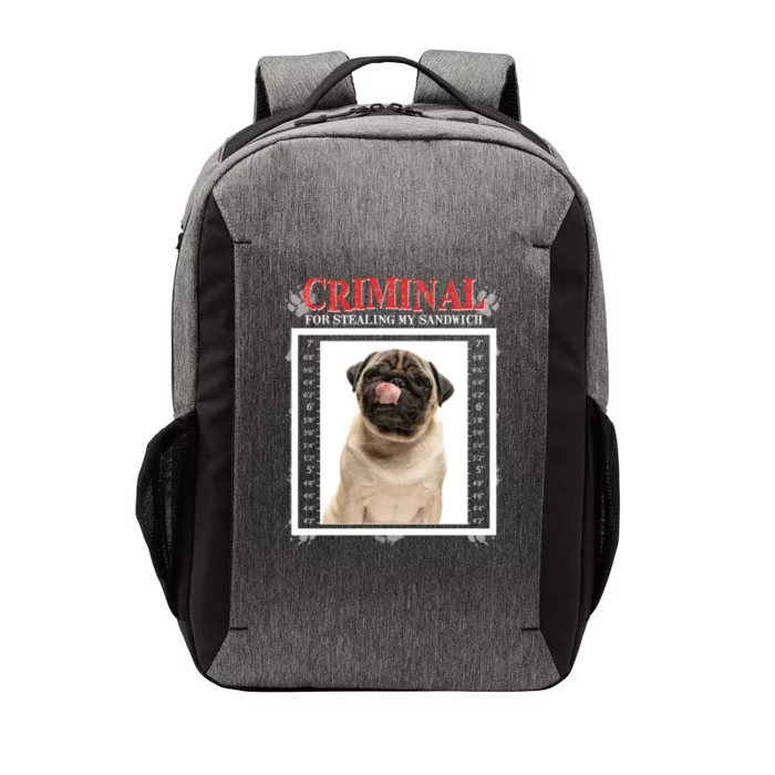 Custom Photo Dog Criminal For Stealing My Sandwich Vector Backpack