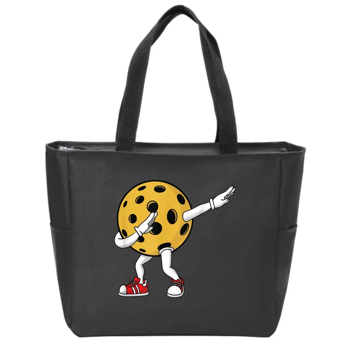 Cute Pickleball Design For Men Women Dab Pickleball Player Zip Tote Bag