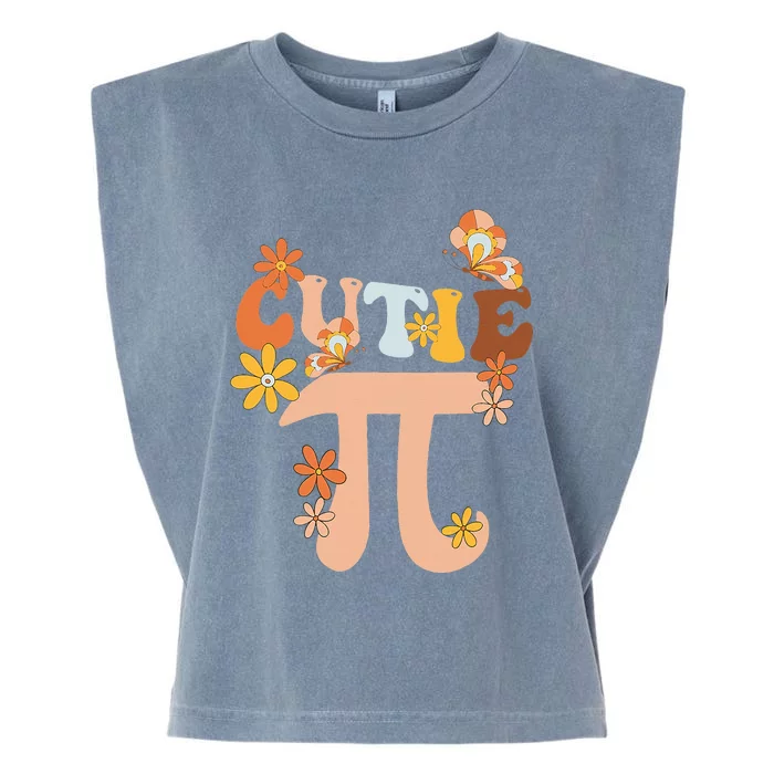 Cutie Pi Day Math Teacher Garment-Dyed Women's Muscle Tee