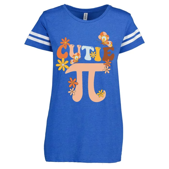 Cutie Pi Day Math Teacher Enza Ladies Jersey Football T-Shirt