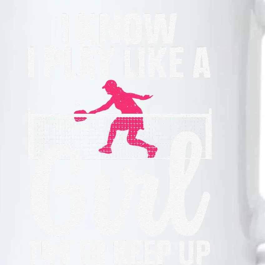 Cool Pickleball Design Pickleball Player Black Color Changing Mug