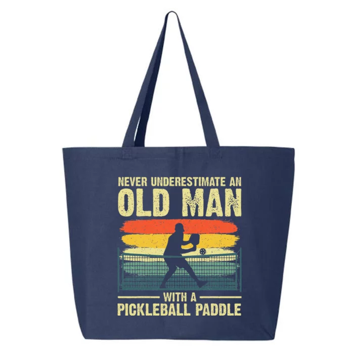 Cool Pickleball Design Grandpa Pickleball Player 25L Jumbo Tote