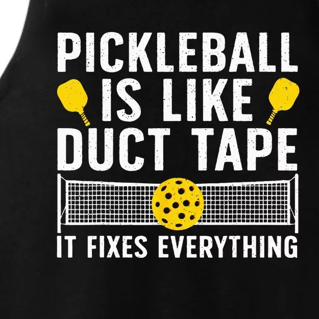 Cute Pickleball Design For Men Women Paddle Sport Players Ladies Tri-Blend Wicking Tank