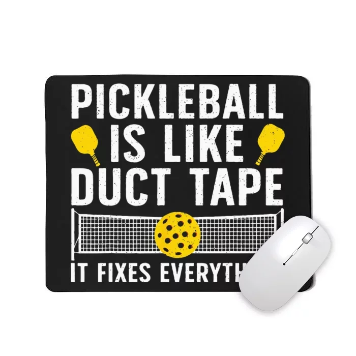 Cute Pickleball Design For Men Women Paddle Sport Players Mousepad