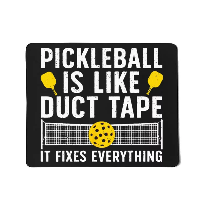 Cute Pickleball Design For Men Women Paddle Sport Players Mousepad