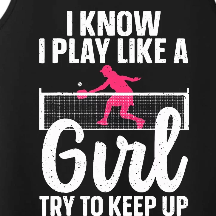 Cool Pickleball Design For  Pickleball Player Performance Tank