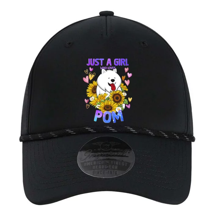 Cute Pomeranian Dog Loving Puppy Lover Gift Performance The Dyno Cap