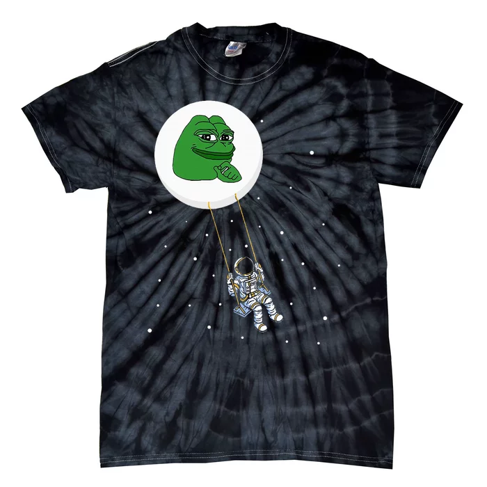 Crypto Pepe Design For Pepe Crypto And Pepe Coin Tie-Dye T-Shirt