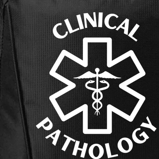 Clinical Pathology Doctor Nurse Medical Caduceus Great Gift City Backpack