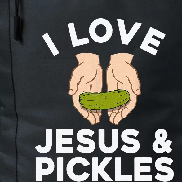 Cute Pickle Design For Jesus Pickle Lovers Gift Daily Commute Backpack