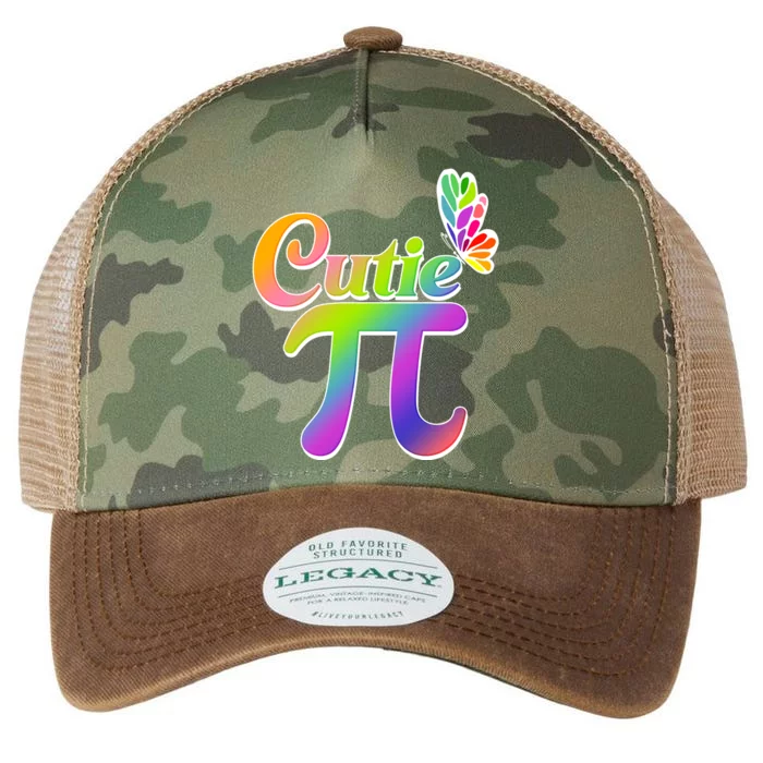 Cute Pi Day 314 Rainbow Butterfly Cutie Pi Legacy Tie Dye Trucker Hat