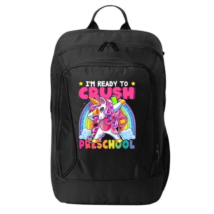 Crush Preschool Dabbing Unicorn Back To School Girl Gift City Backpack