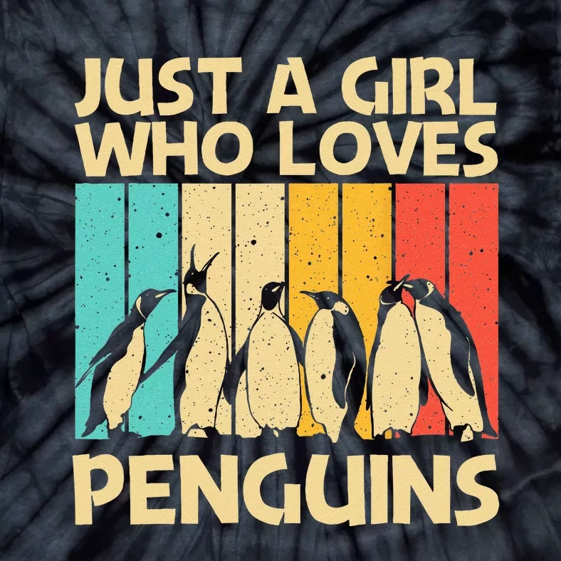 Cool Penguin Design For Mom Emperor Penguin Bird Lover Tie-Dye T-Shirt