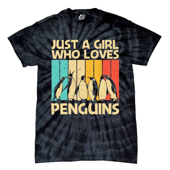 Cool Penguin Design For Mom Emperor Penguin Bird Lover Tie-Dye T-Shirt