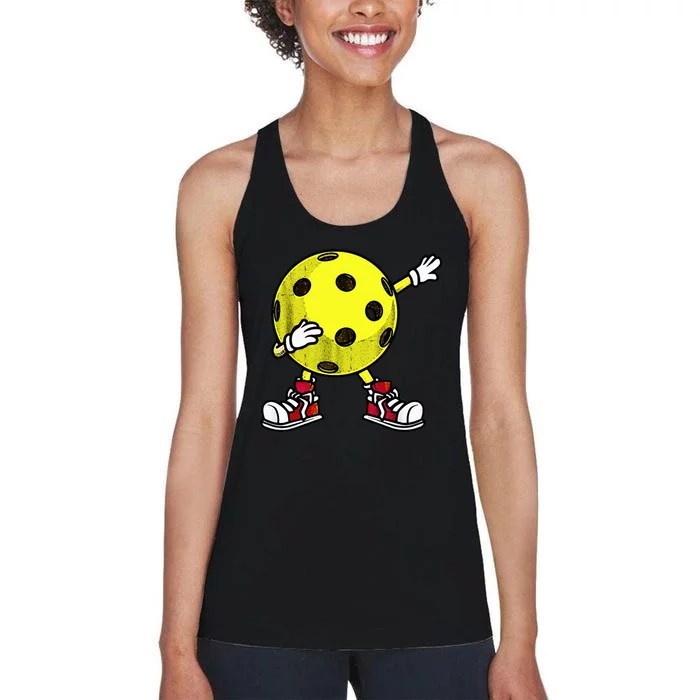 Cute Pickleball Design For Wo Dink Pickleball Player Women's Racerback Tank