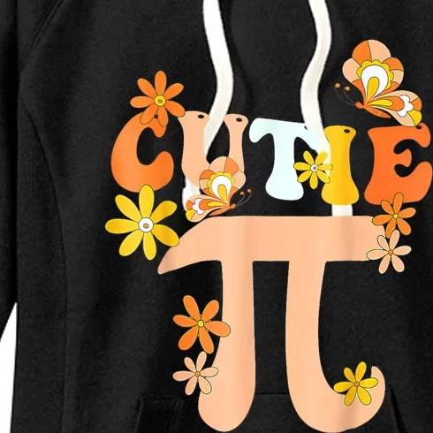 Cutie Pi Day Math Teacher Women's Fleece Hoodie