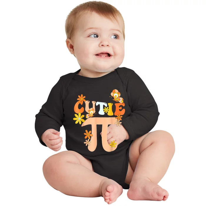 Cutie Pi Day Math Teacher Baby Long Sleeve Bodysuit