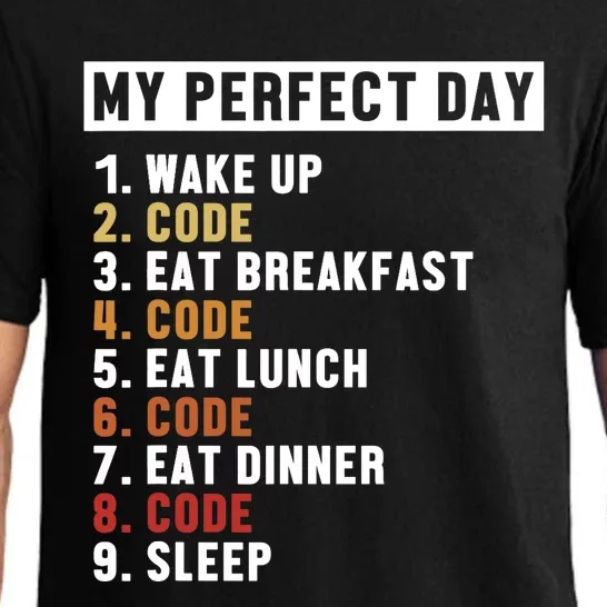 Coding Perfect Day Coder Engineer Software Developer Pajama Set