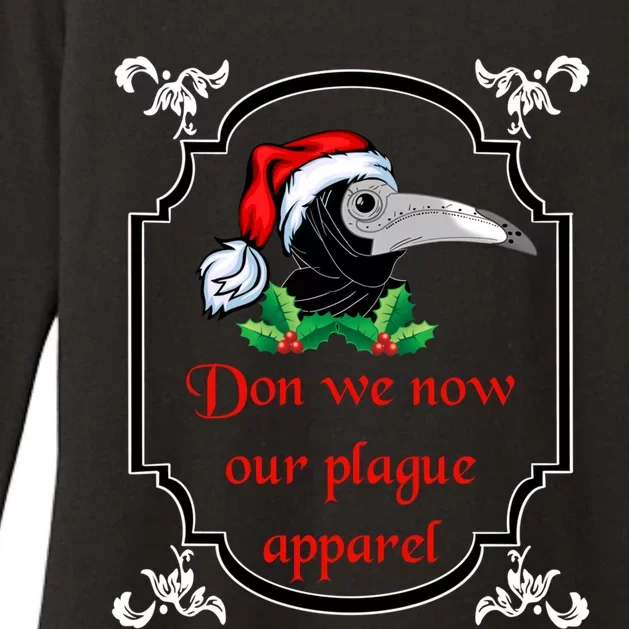 Christmas Plague Doctor Mask Don We Now Our Plague Great Gift Womens CVC Long Sleeve Shirt